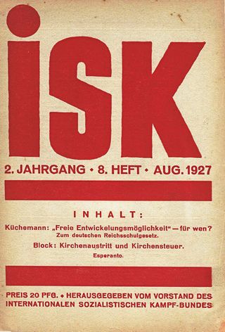 Scan Deckblatt ISK-Heft