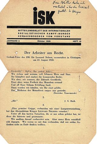 ISK, Oktober 1928, Heft 10, S. 155-171. Erste Seite.