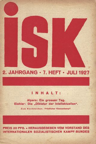 Scan Deckblatt ISK-Heft